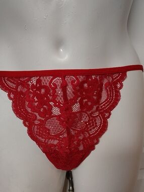 Set Of 4 Lace Cheeky Bikini Panty